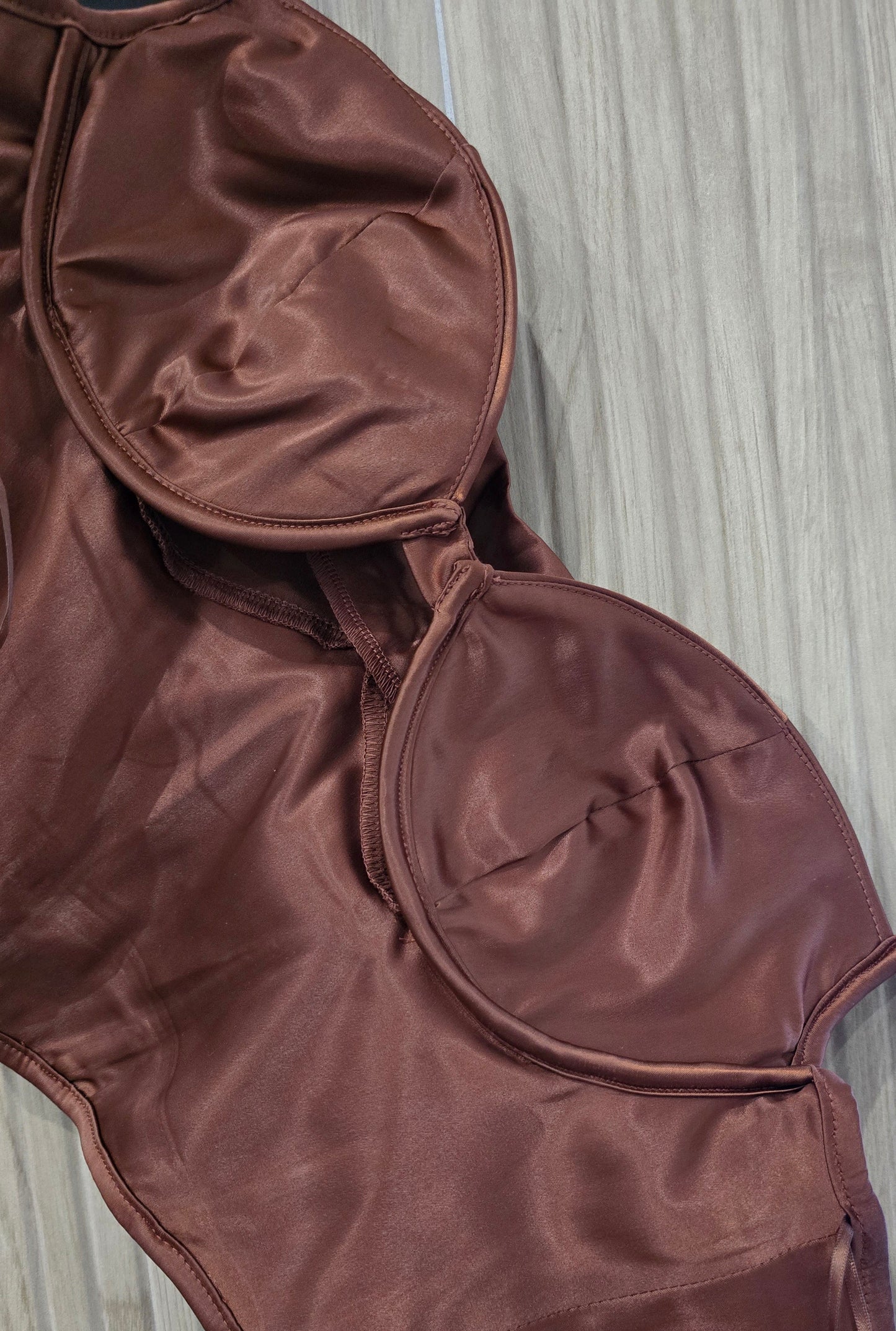 Mocca Satin Top