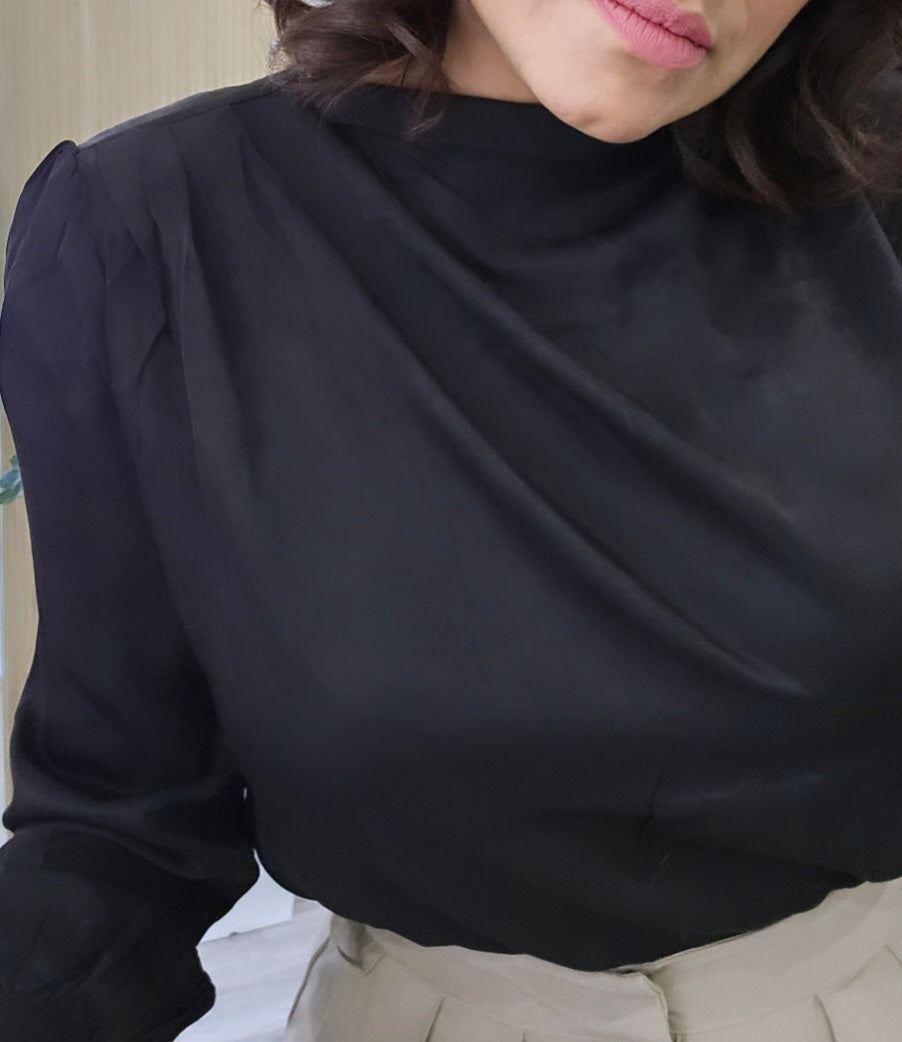 Buisness Black Blouse