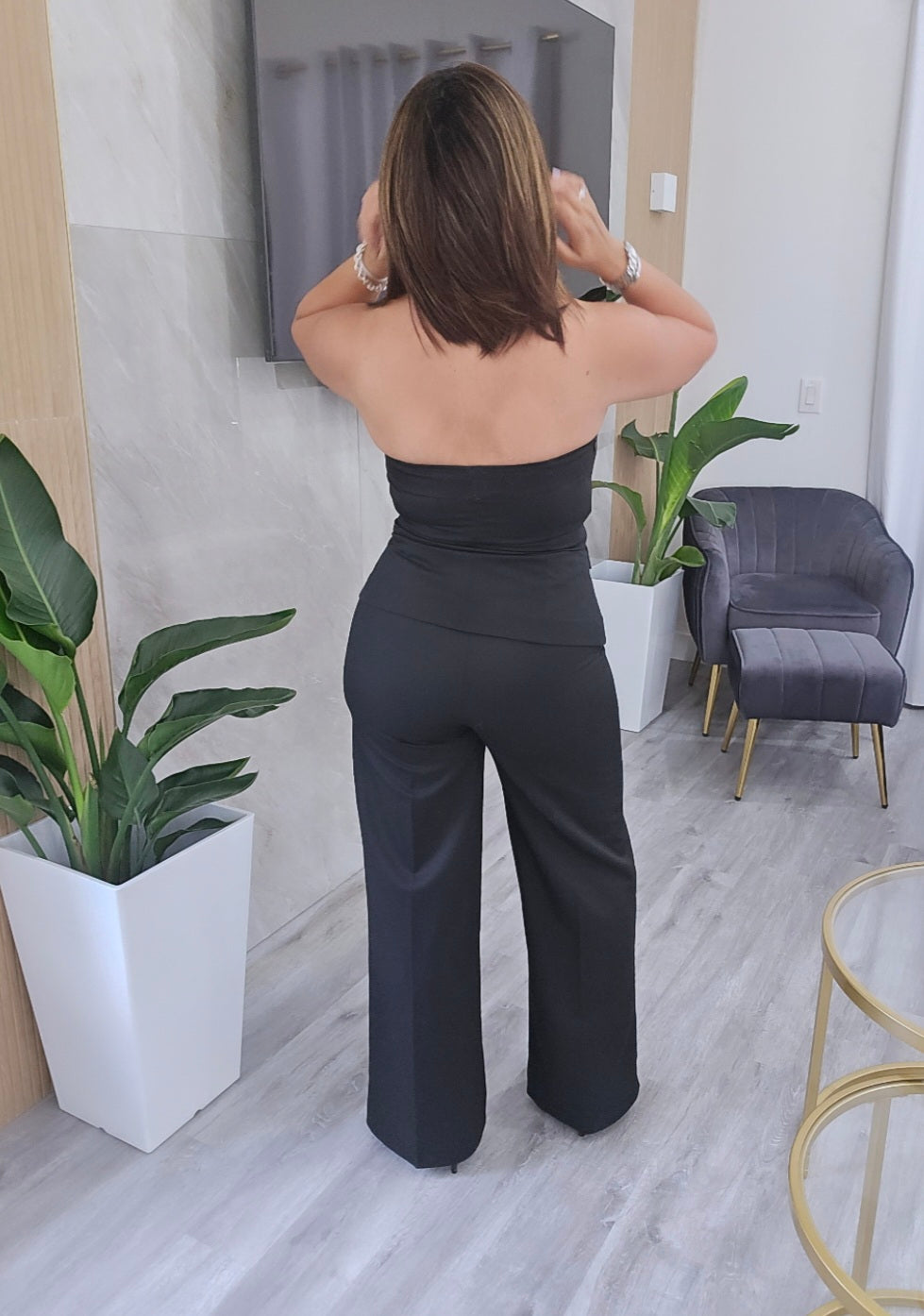 Bow Strapless Set