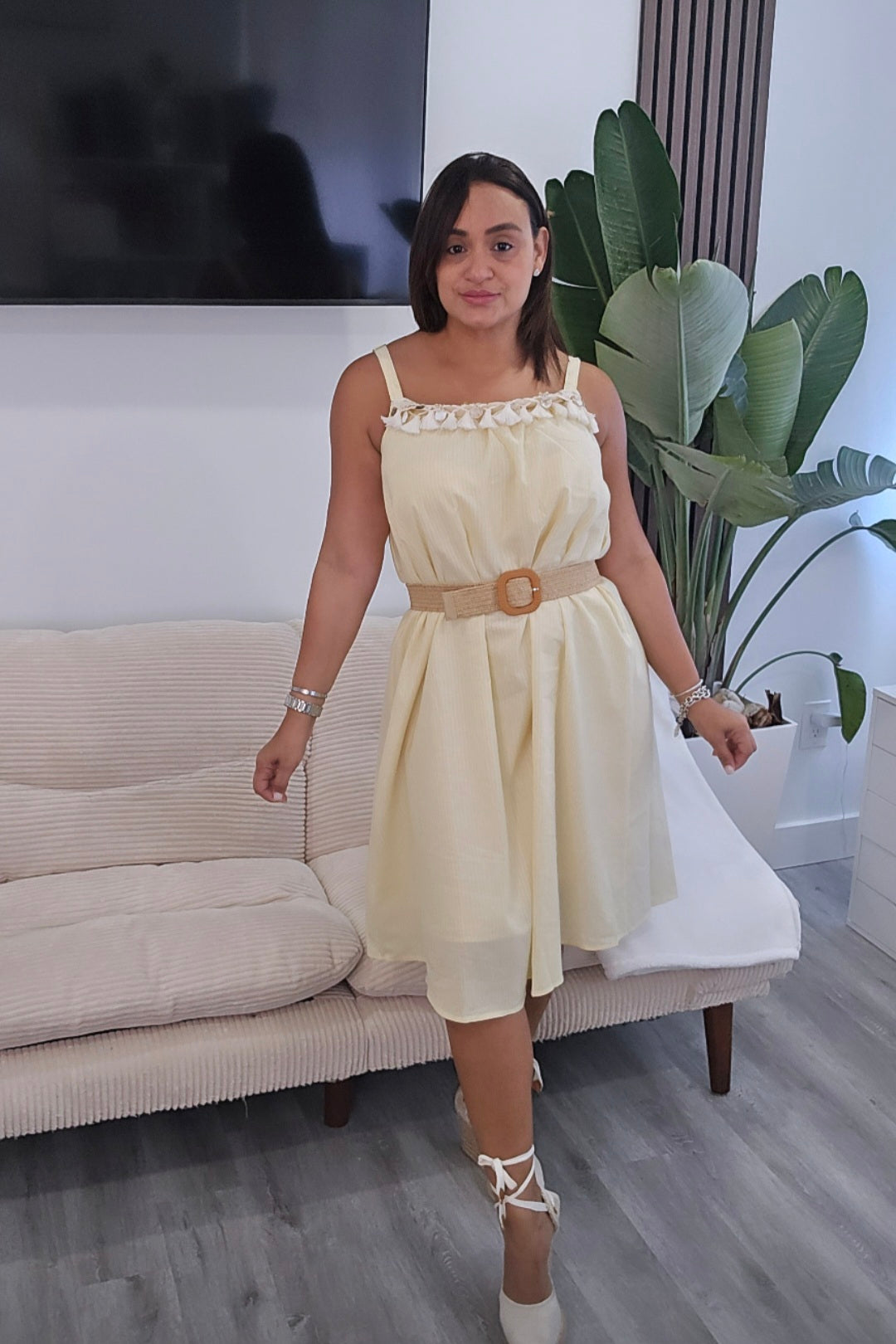Midi Butter Dress