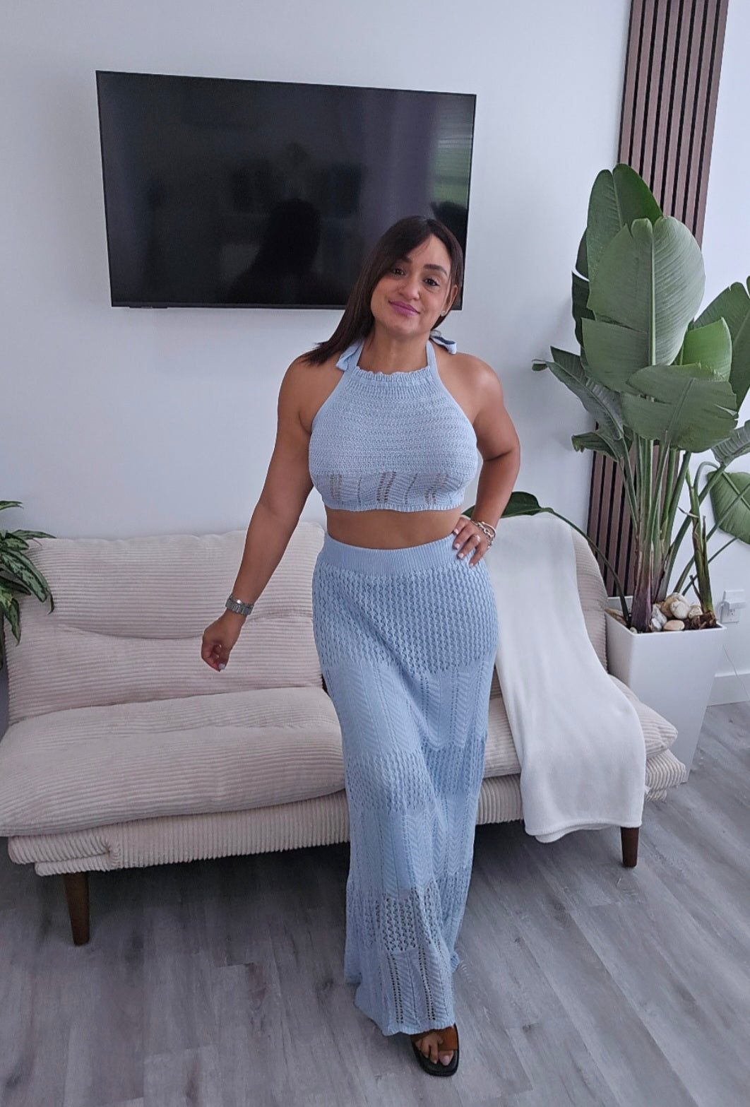 Baby Blue Crochet Set