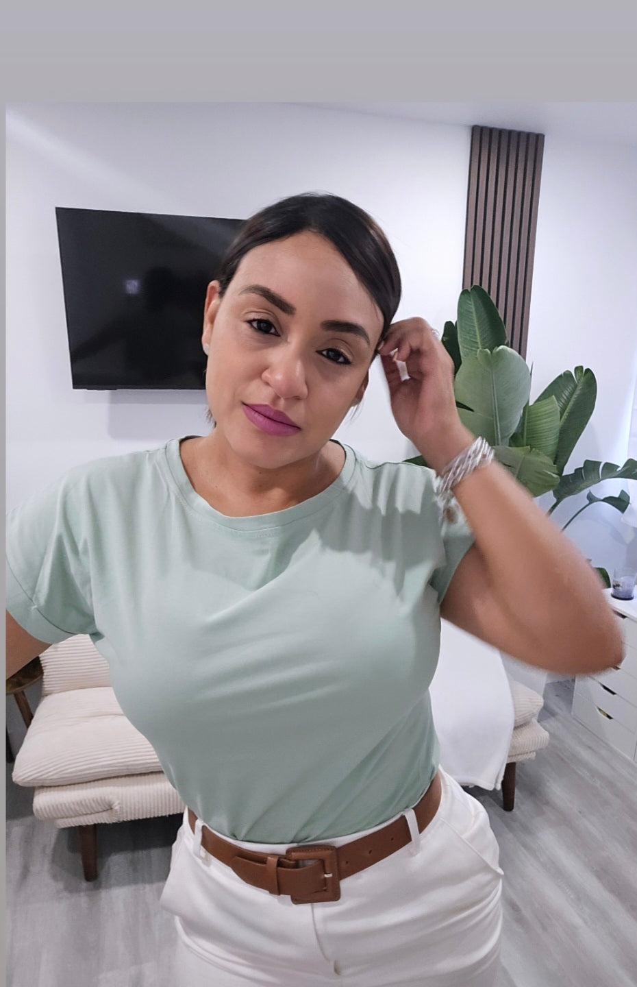 Mint Basic Top