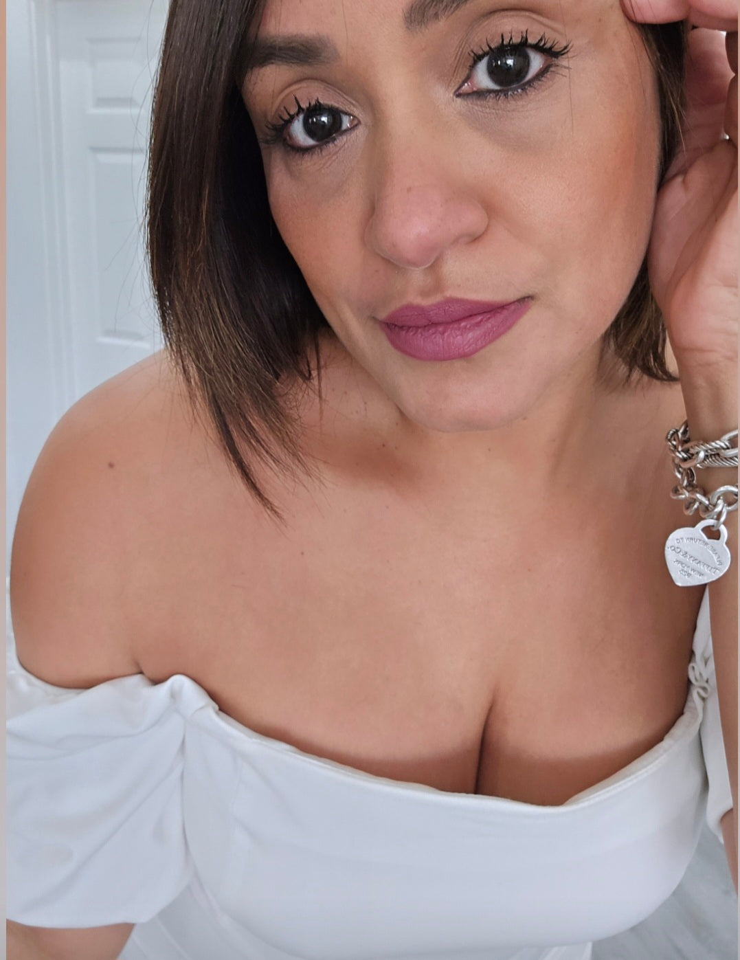 White Romantic Mide Dress