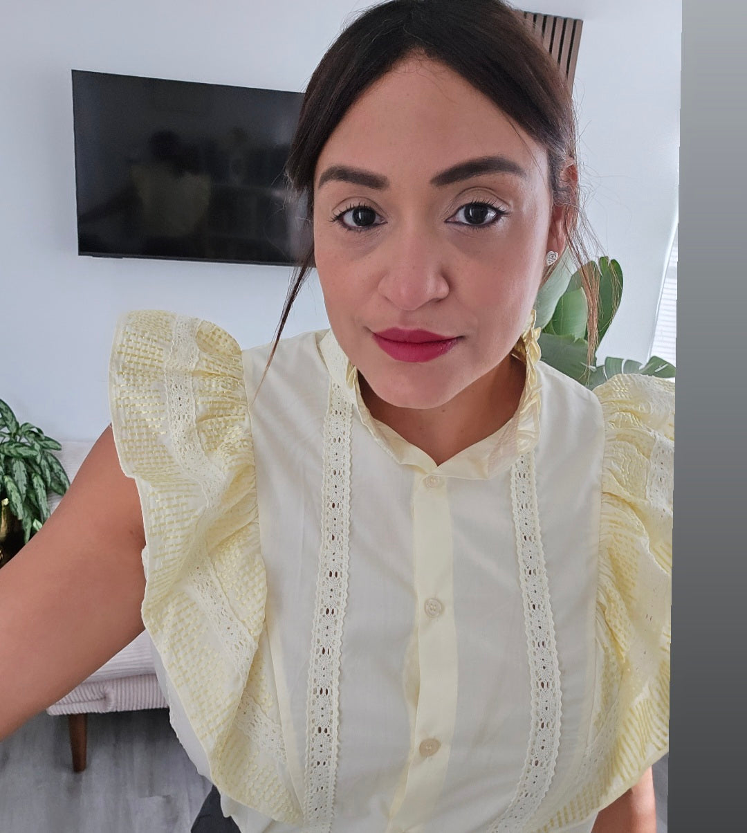 Butter Yellow Professional Blouse