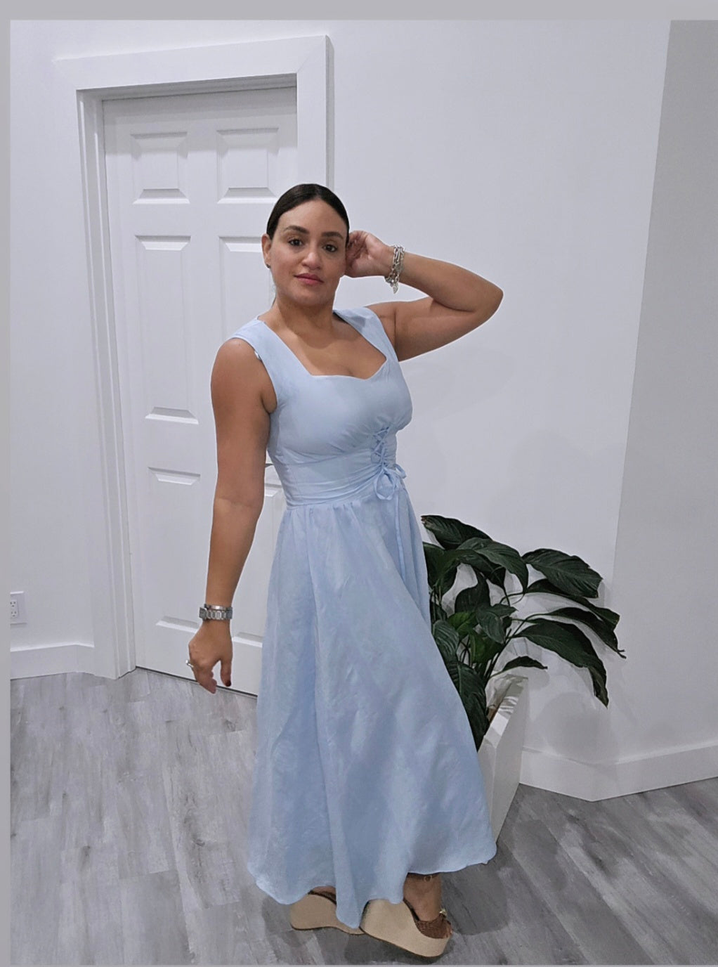 Corset Baby Blue Dress