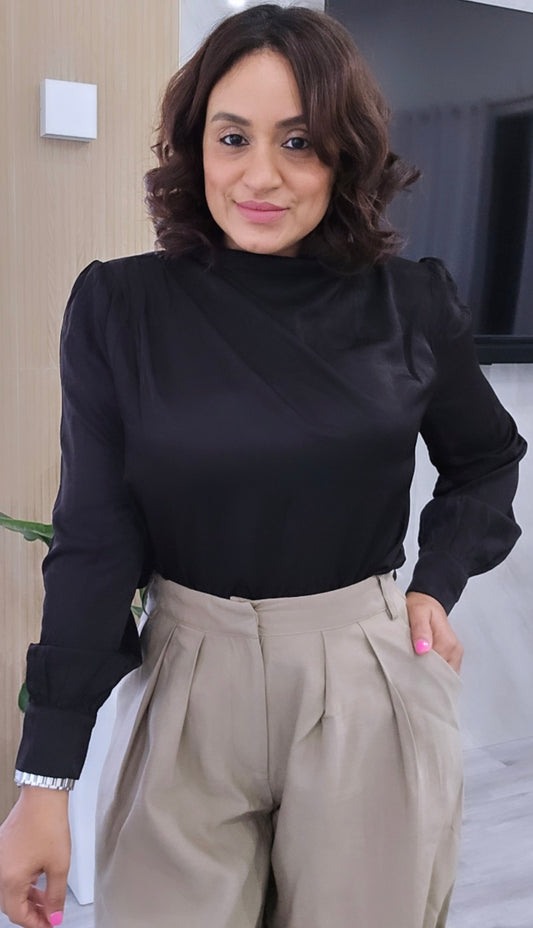 Buisness Black Blouse
