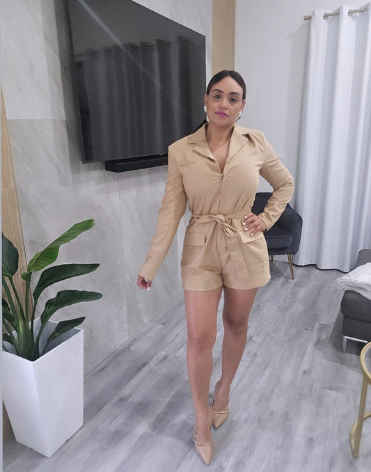 Blazer Long Sleeve Romper