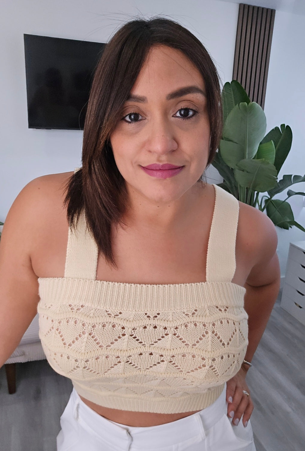 Crochet Butter Yellow Top