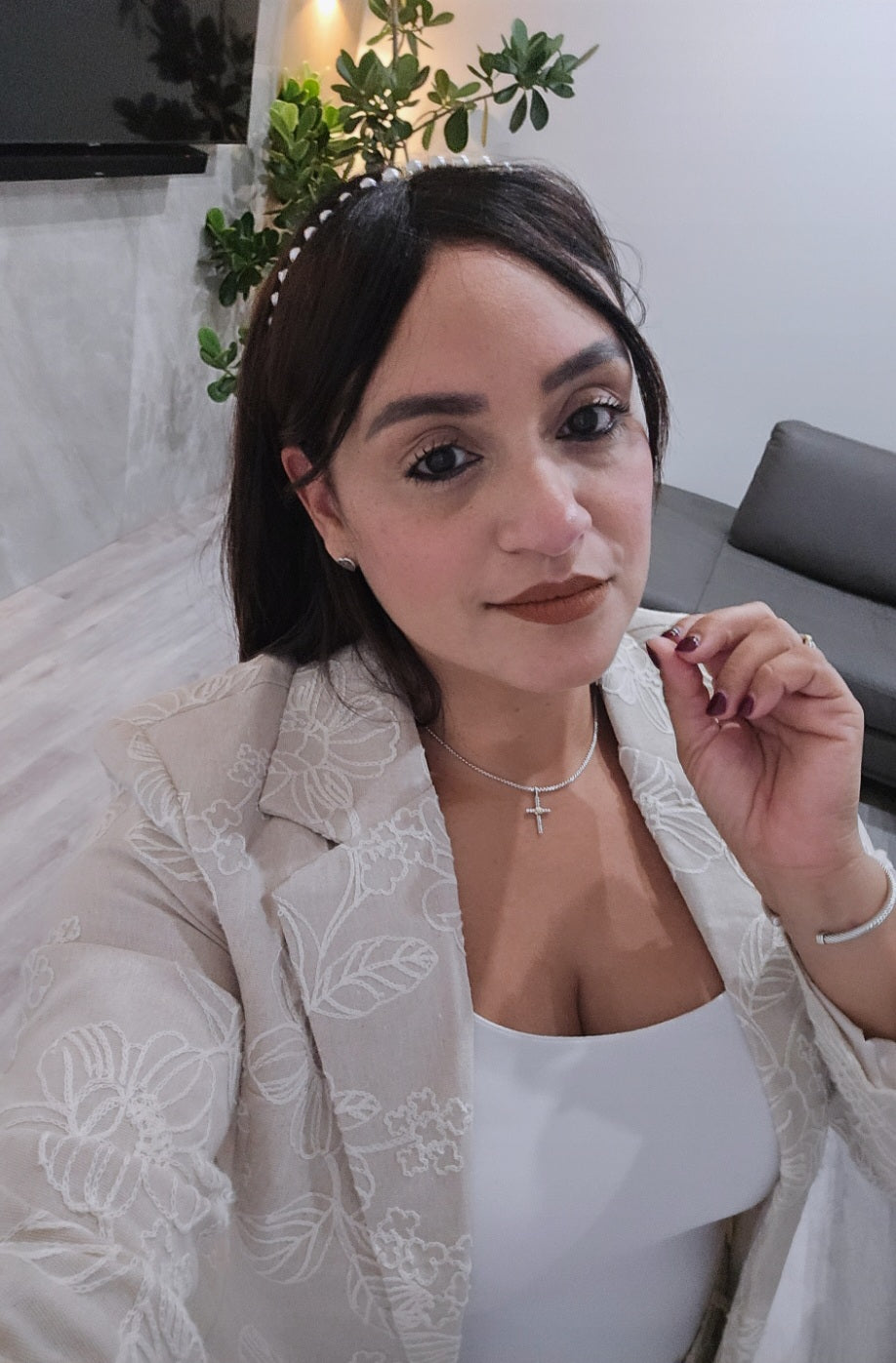 Linen Blazer Shorts Set